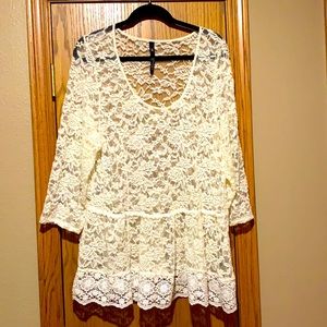 Jessica Simpson Lace Top Size 2X